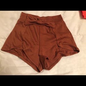 Rust colored shorts